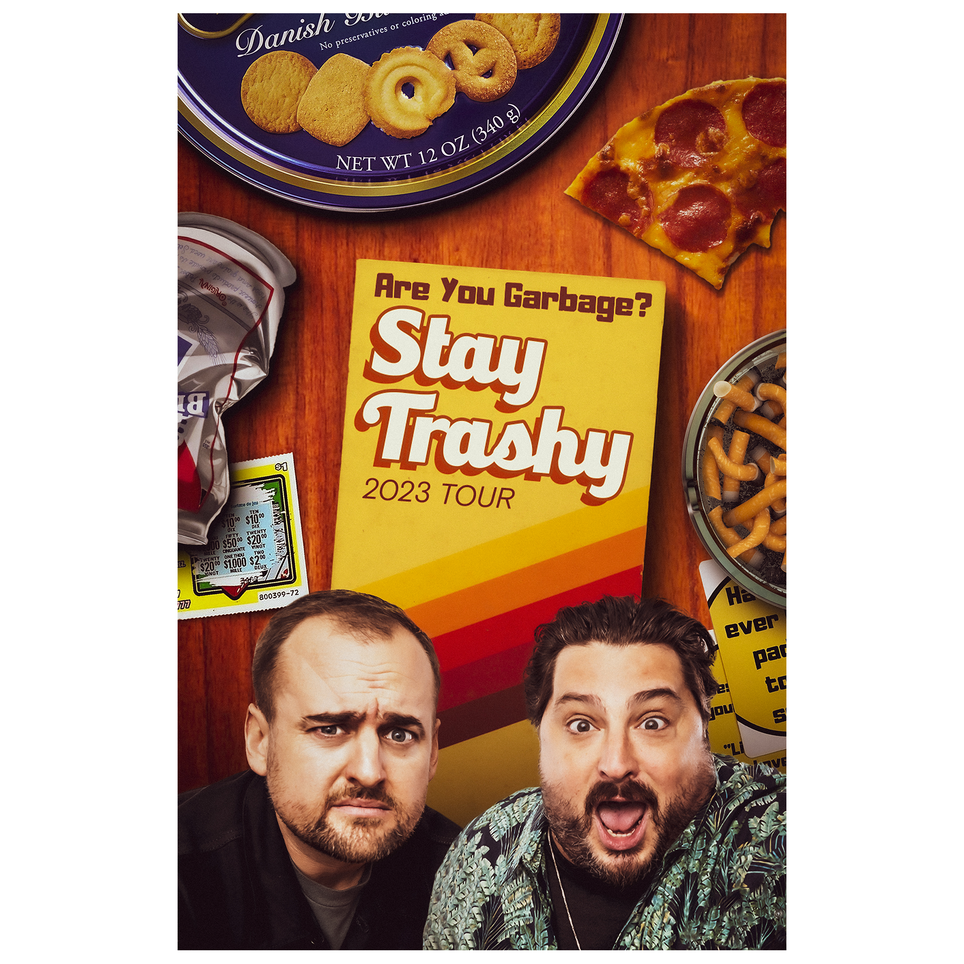 AUTOGRAPHED Stay Trashy 2023 Tour Poster