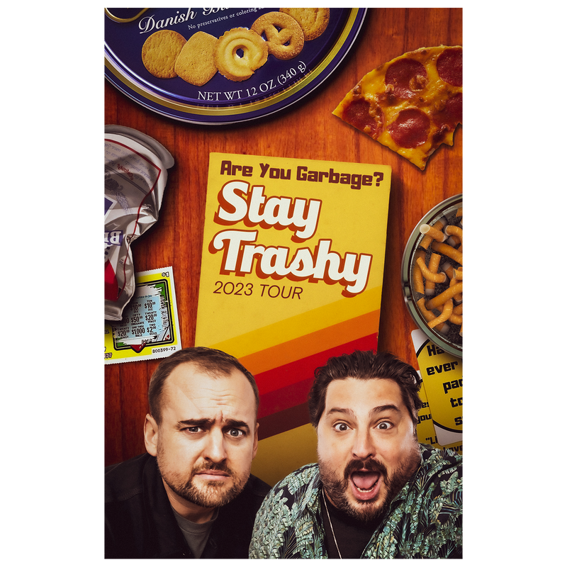 AUTOGRAPHED Stay Trashy 2023 Tour Poster