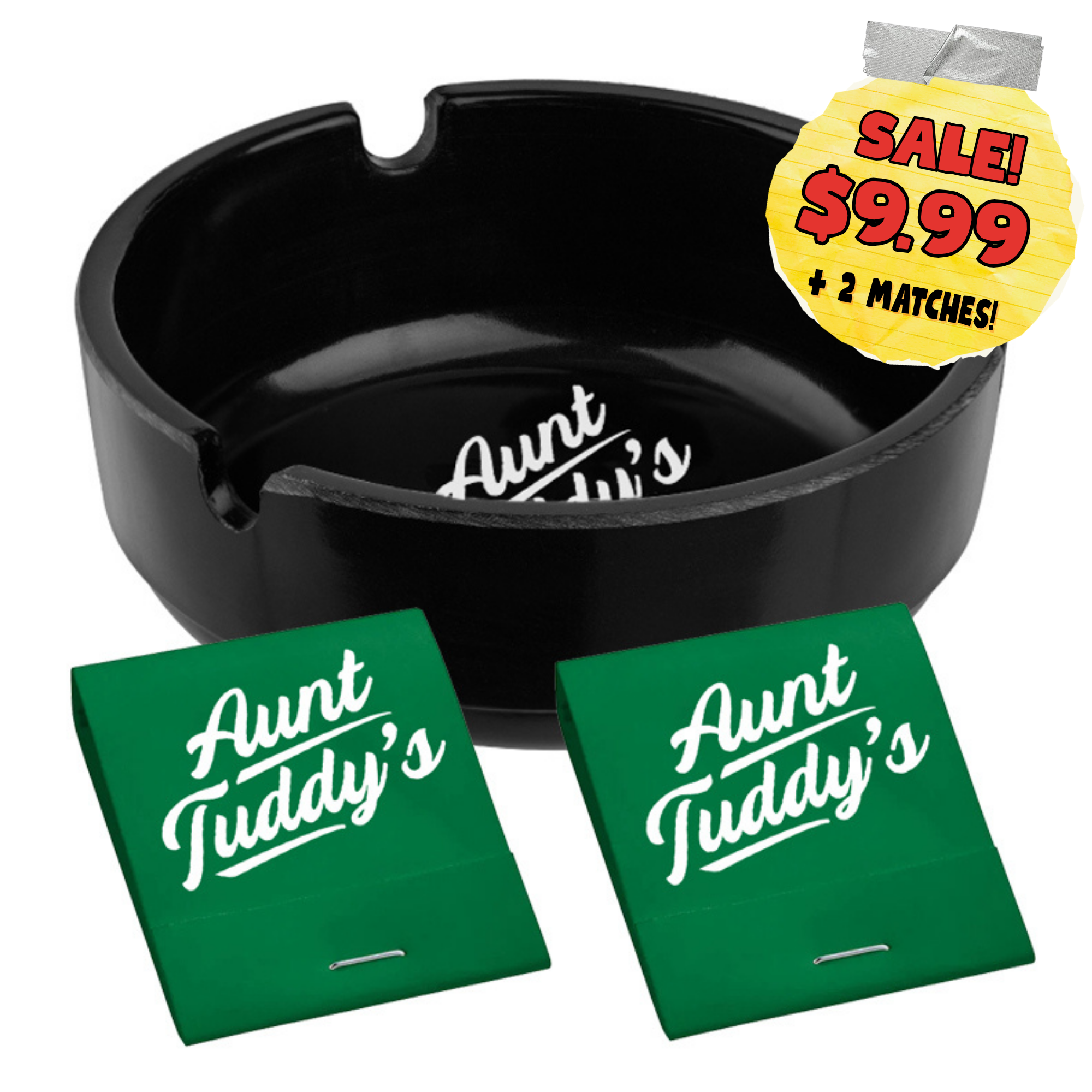 Aunt Tuddy's Ash Tray (And Matches)