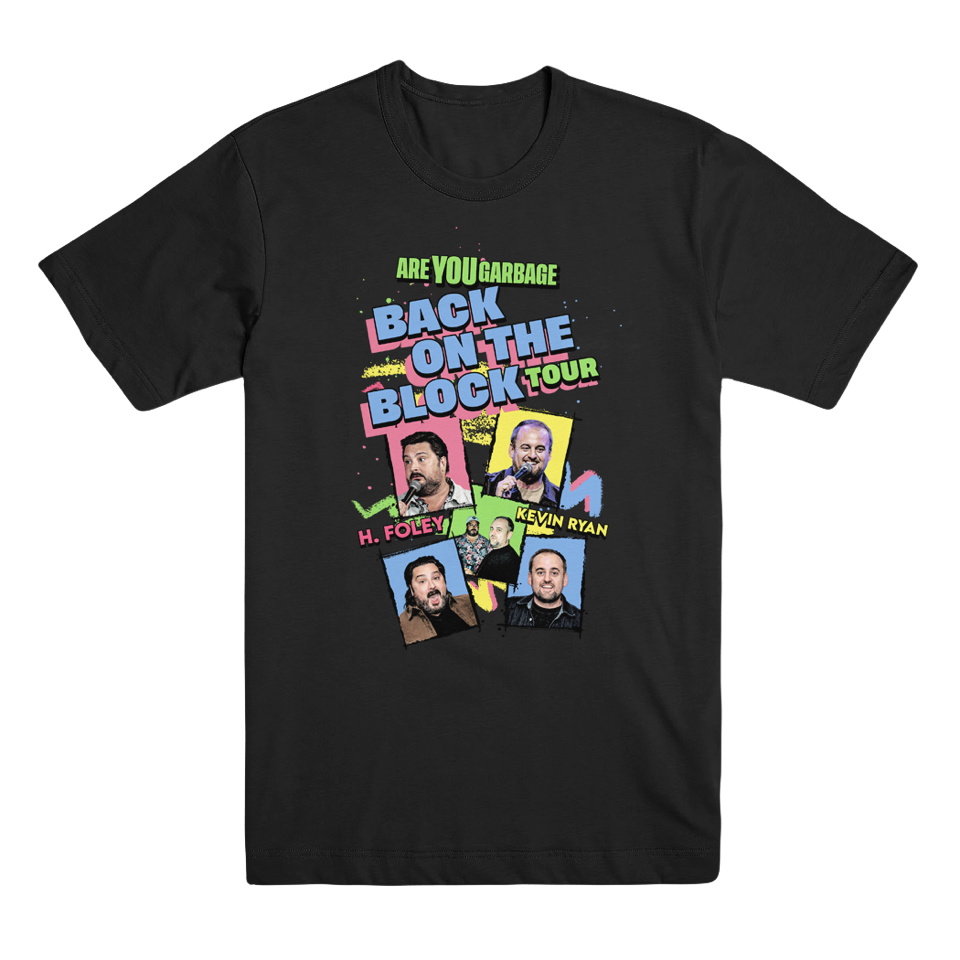 Back On The Block Tour T-Shirt - Black