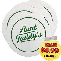 Aunt Tuddy's Beer Coasters (Set of 5)