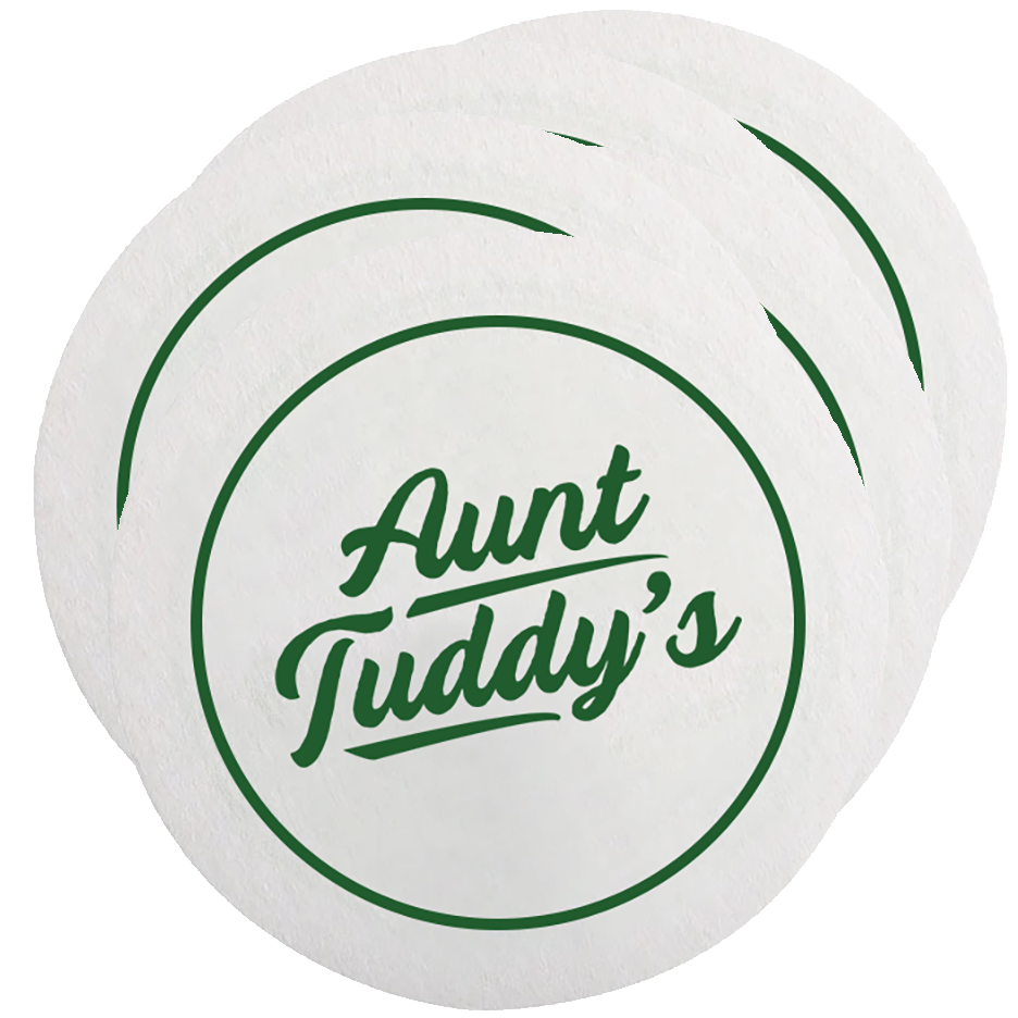 Aunt Tuddy's Beer Coasters (Set of 5)