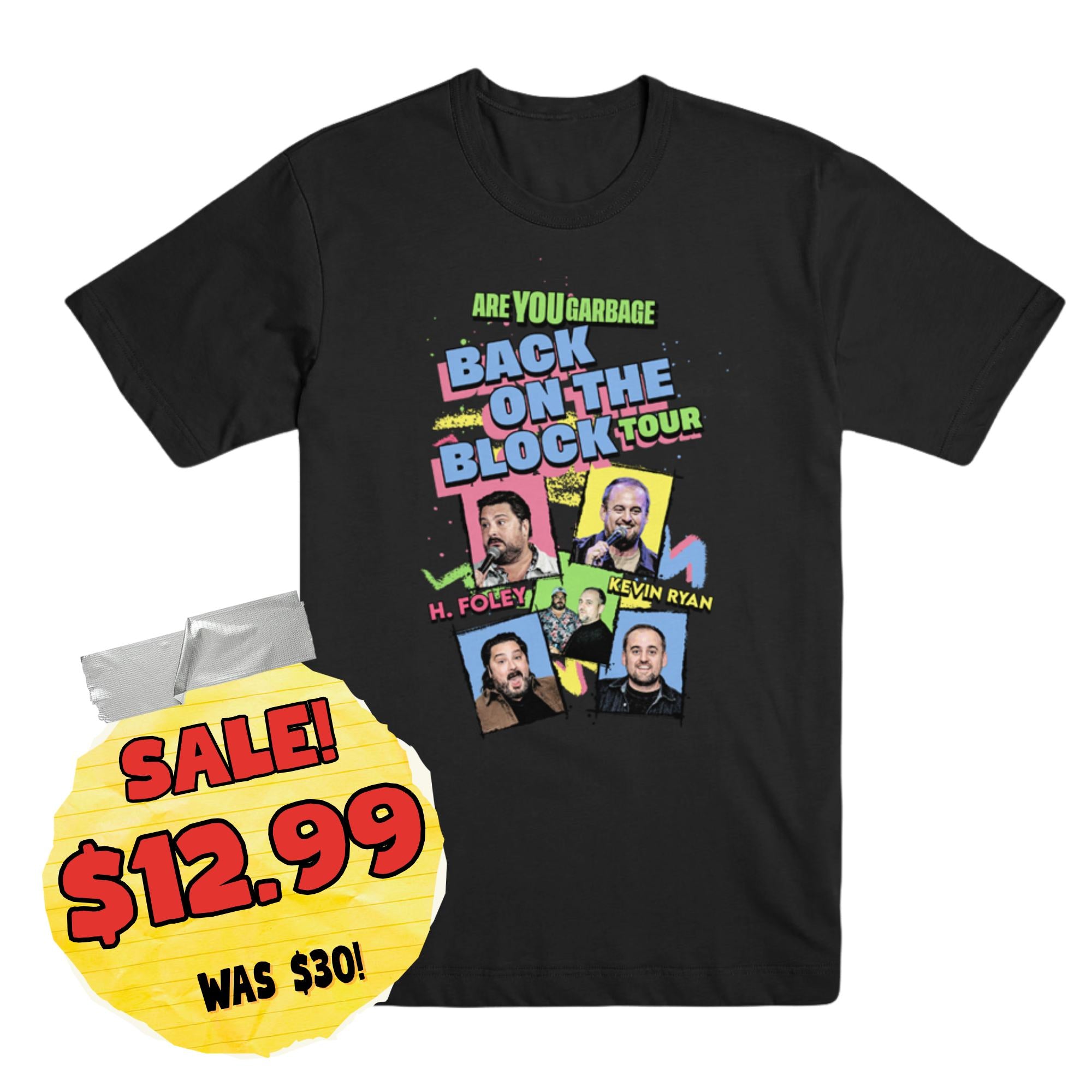 Back On The Block Tour T-Shirt - Black