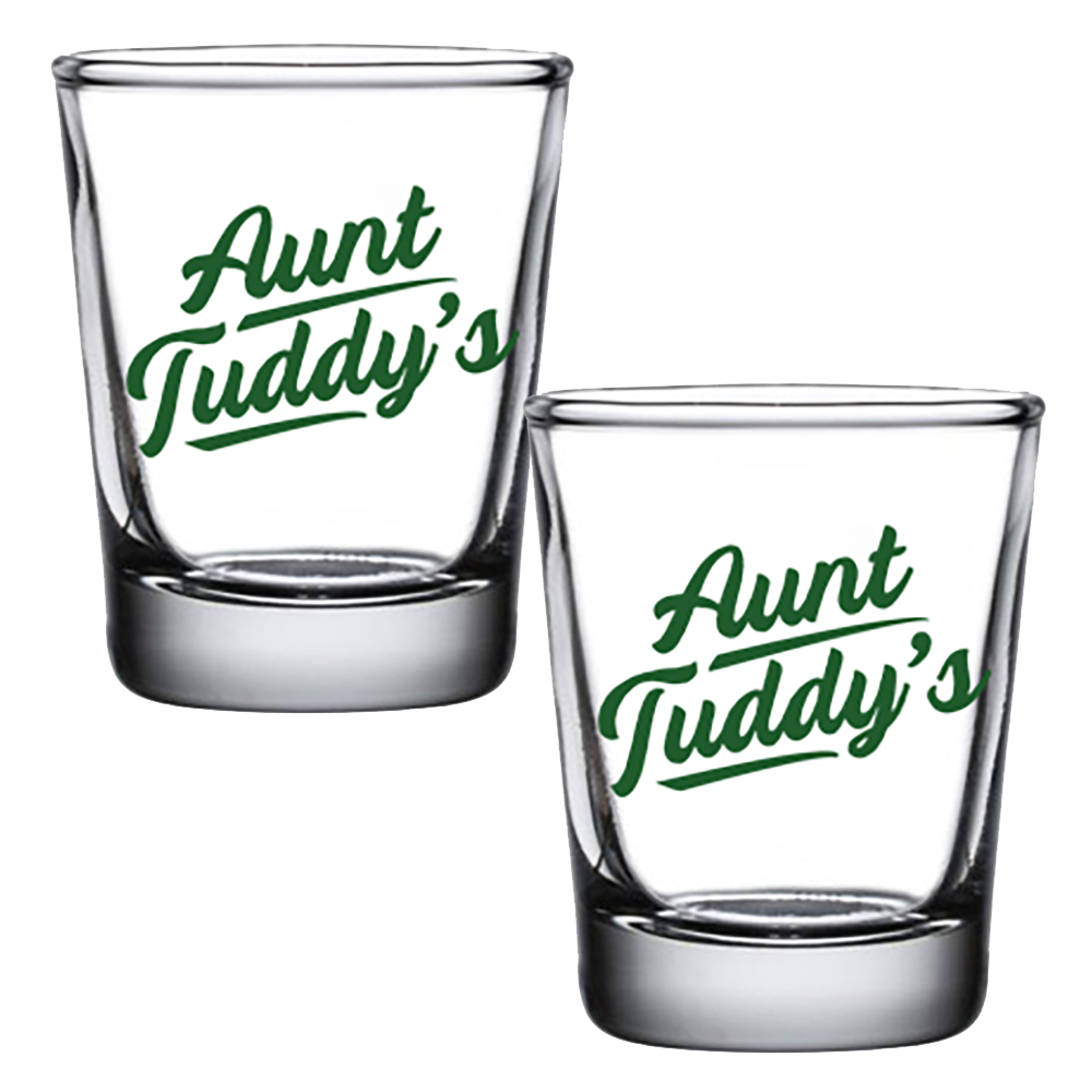 Aunt Tuddy's Shot Glasses (Set of 2)