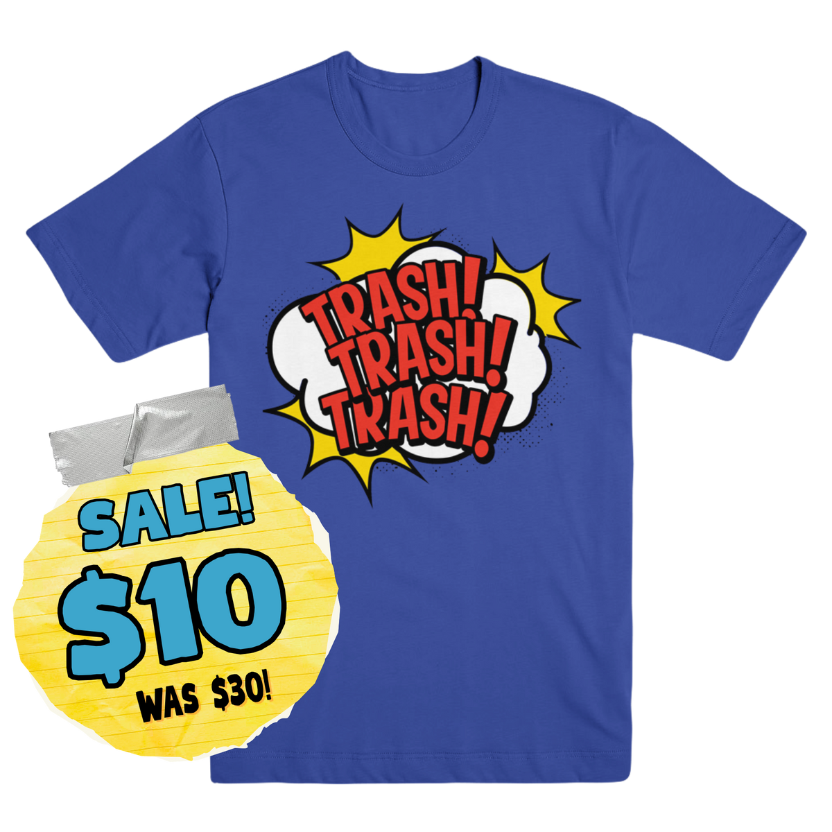 Trash Trash Trash Comic T-Shirt